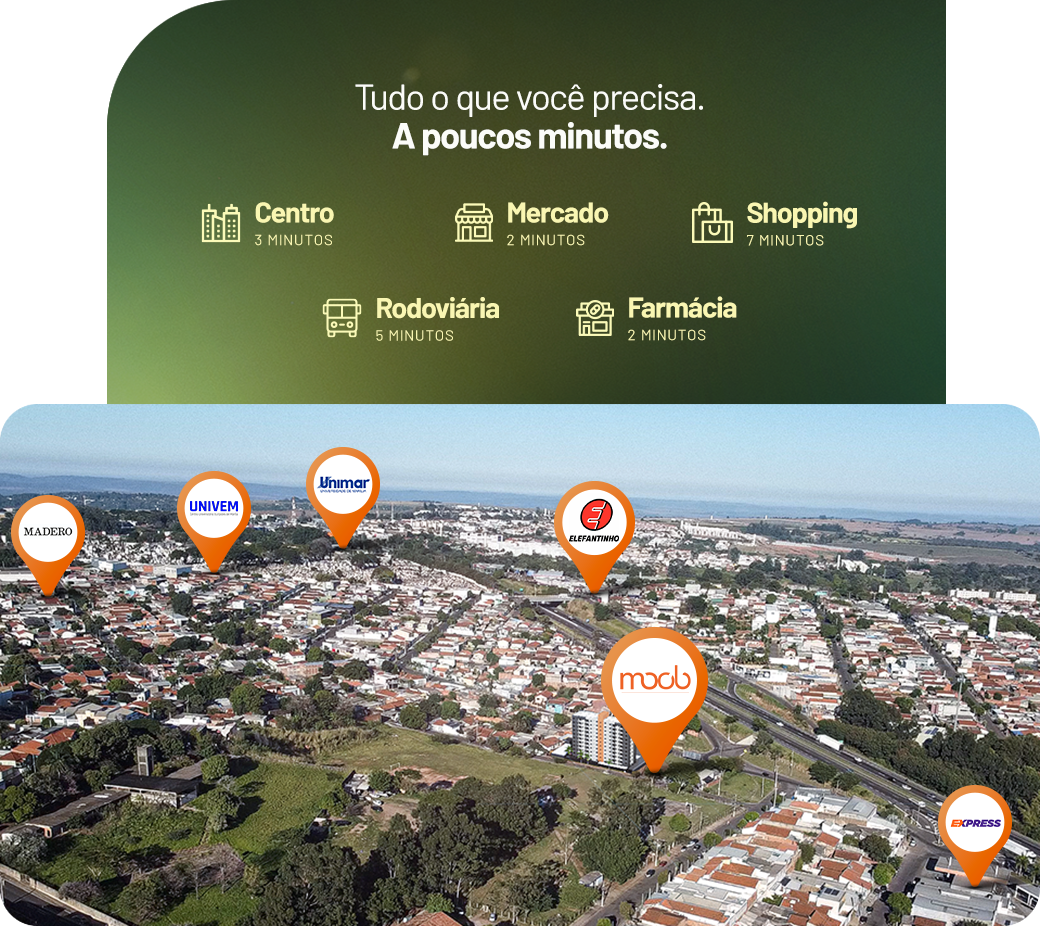 Localização do MOOB Residence